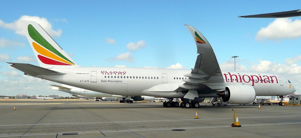 A350 Ethiopian à LHR